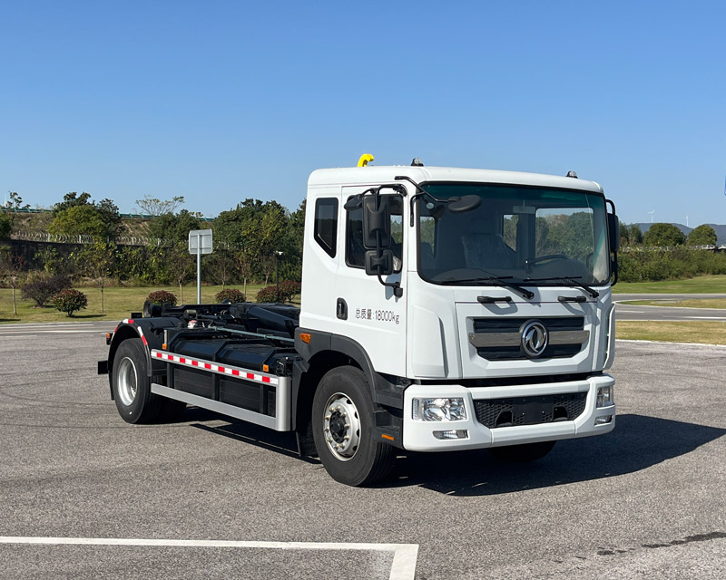 CDL5180ZXXDFBEV 中植汽车牌纯电动车厢可卸式垃圾车图片