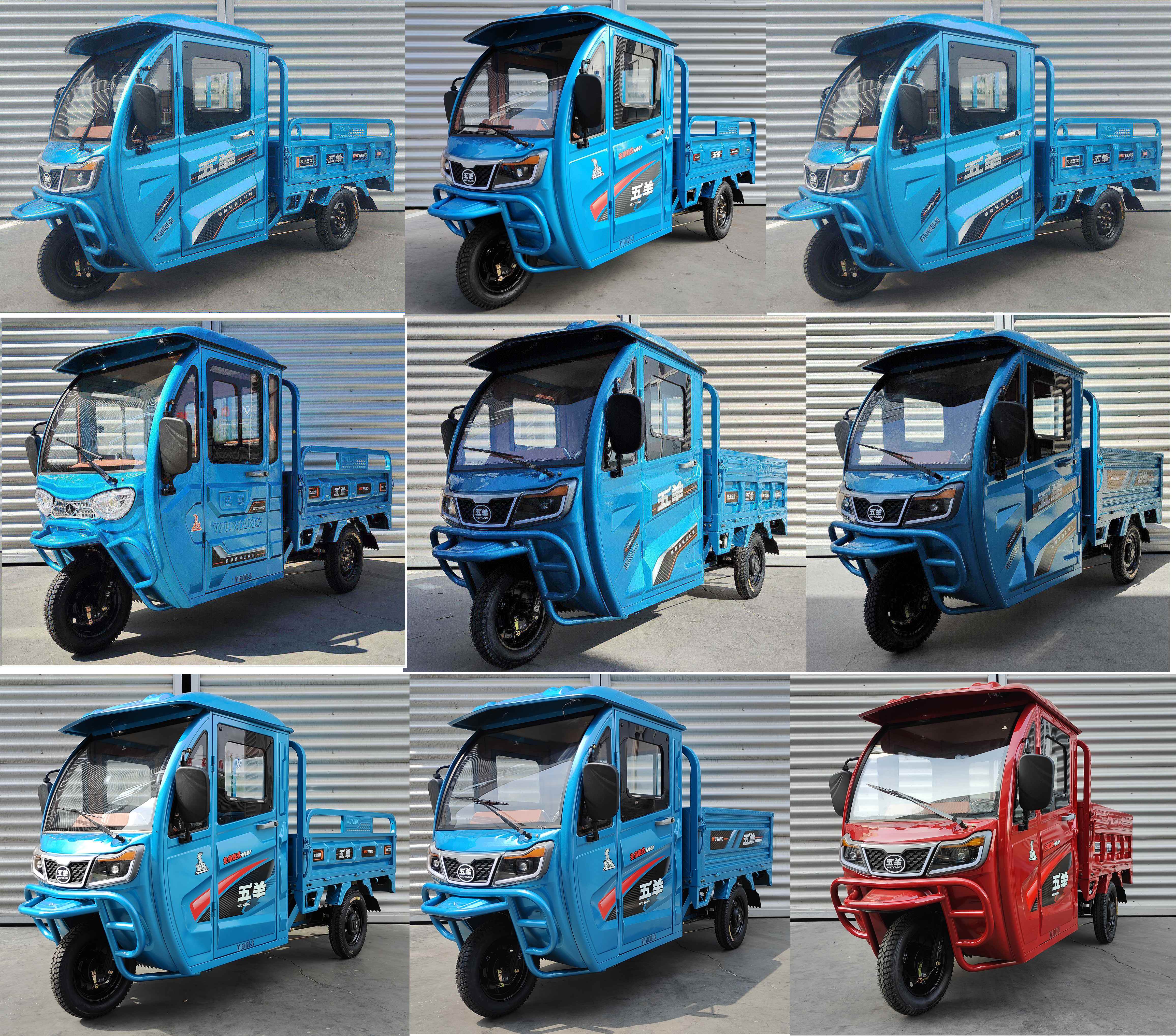 五羊牌WY1500DZH-2B电动正三轮摩托车公告图片