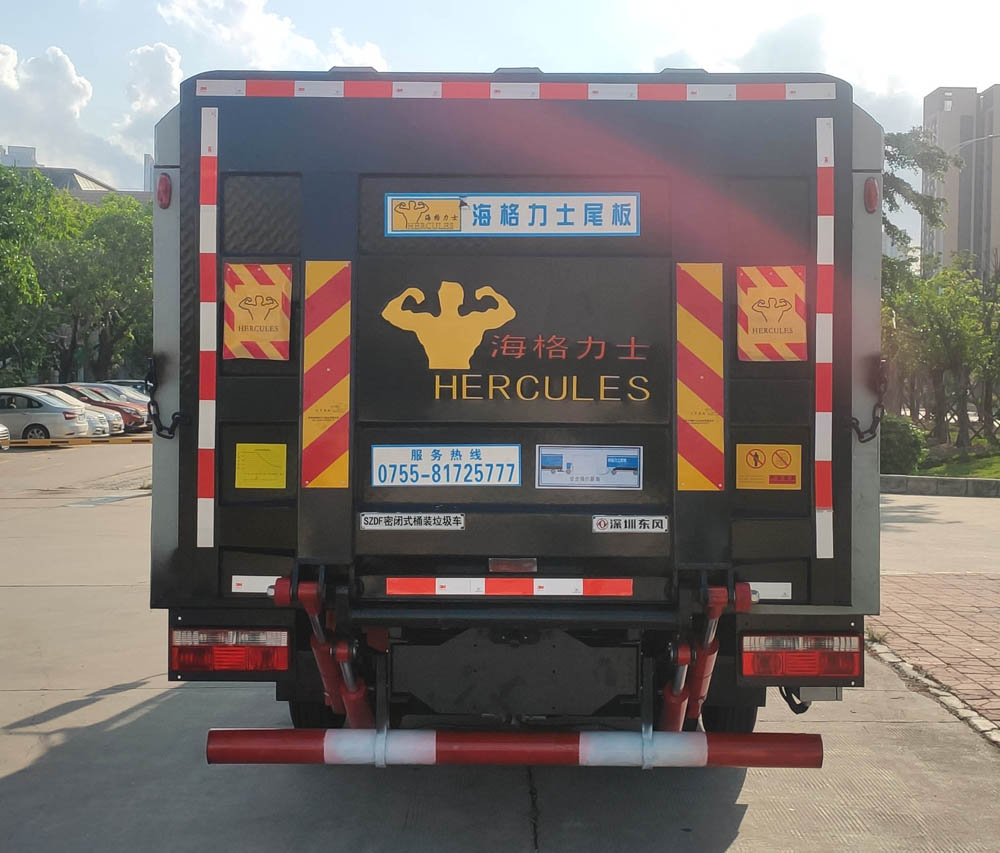 密闭式桶装垃圾车图片