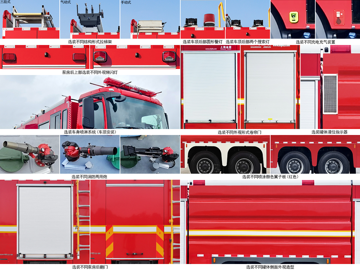 金盛盾牌JDX5270GXFSG120/B6水罐消防車(chē)公告圖片