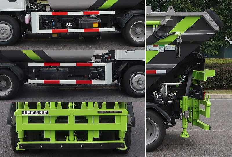 中標(biāo)牌ZBF5040ZZZHFE6F自裝卸式垃圾車公告圖片