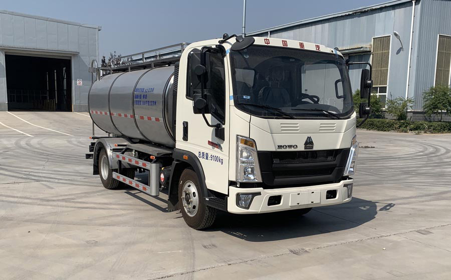 鸿天牛牌HTN5091GNY鲜奶运输车