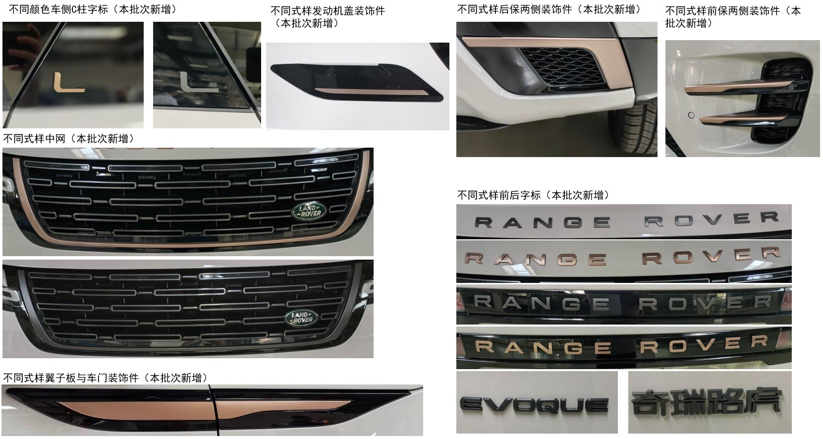 路虎牌CJL6452L3AW6多用途乘用车公告图片