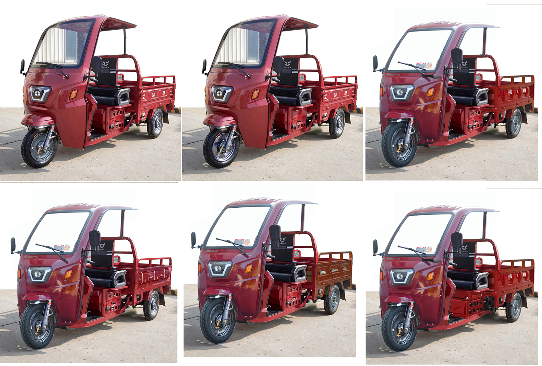 ZS110ZH-12L 宗申牌107CC汽油前鼓式后鼓式正三轮摩托车图片
