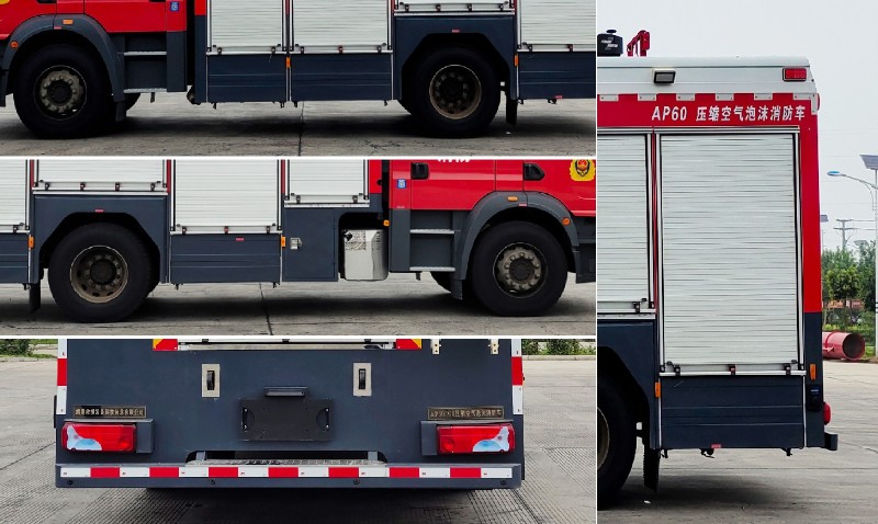 潤泰牌RT5170GXFAP60/M6壓縮空氣泡沫消防車公告圖片