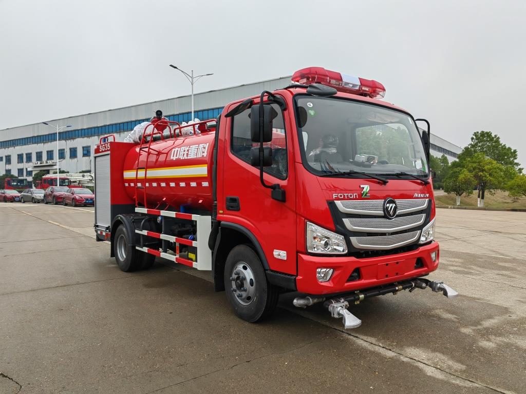 中联牌ZLF5080GXFSG35水罐消防车