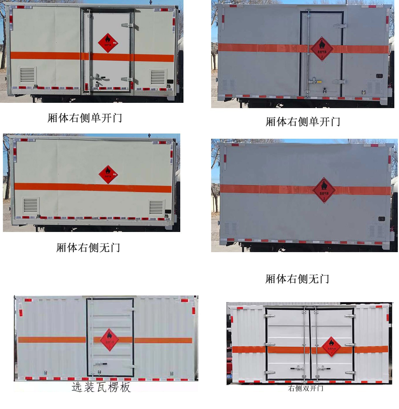 驼马牌JLC5033XRQFL易燃气体厢式运输车公告图片