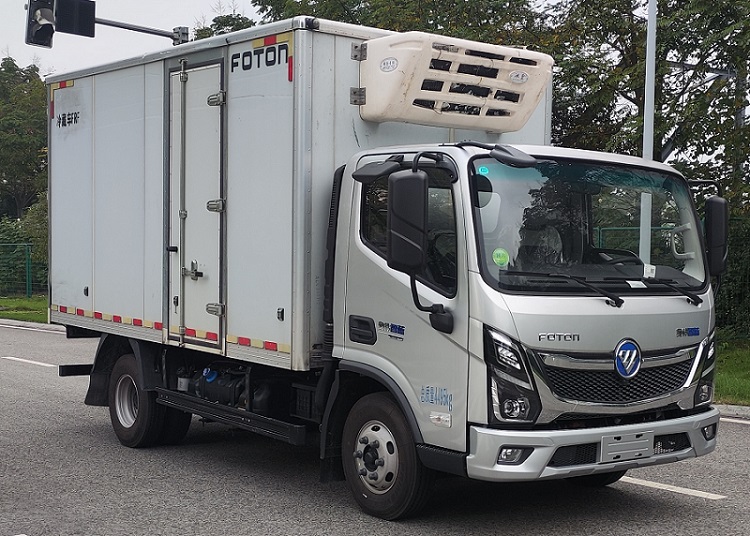 福田牌BJ5045XLCPHEV2插电式混合动力冷藏车公告图片