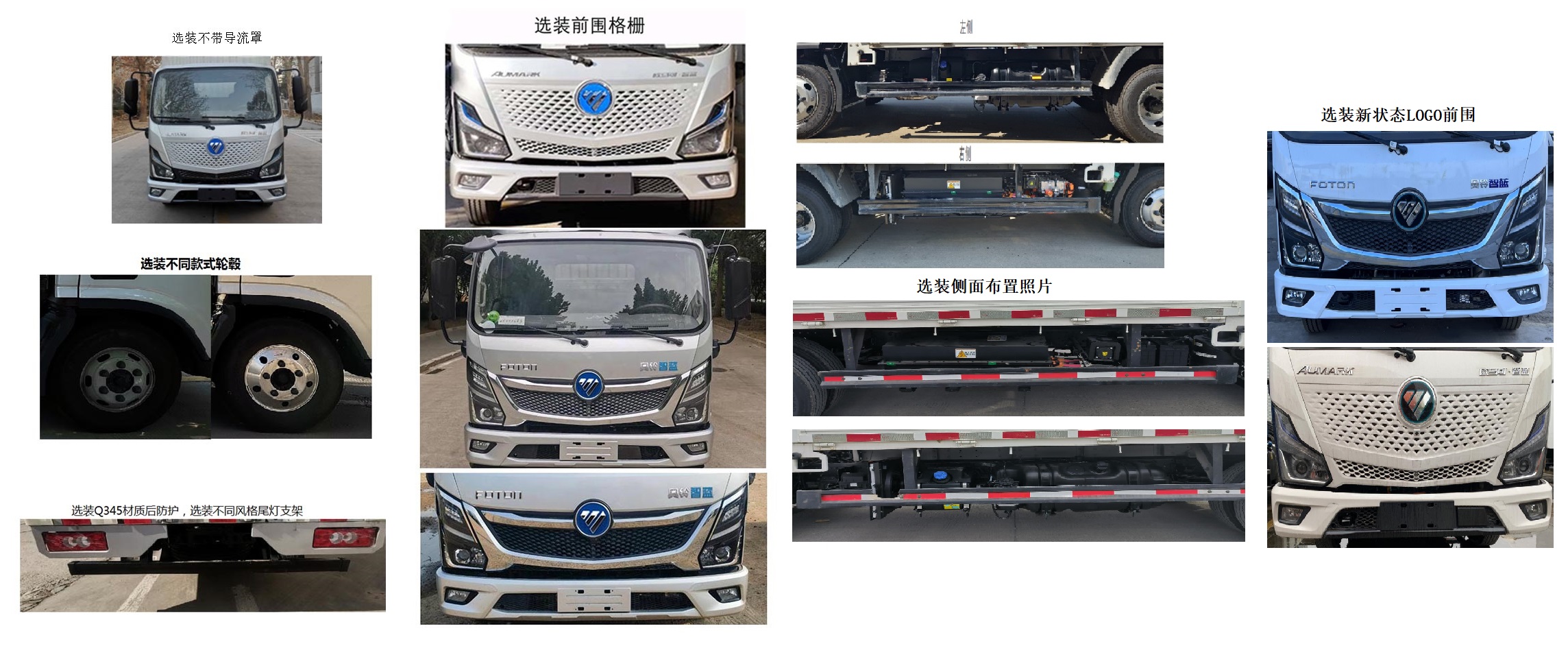 福田牌BJ5045CCYPHEV1插电式混合动力仓栅式运输车公告图片