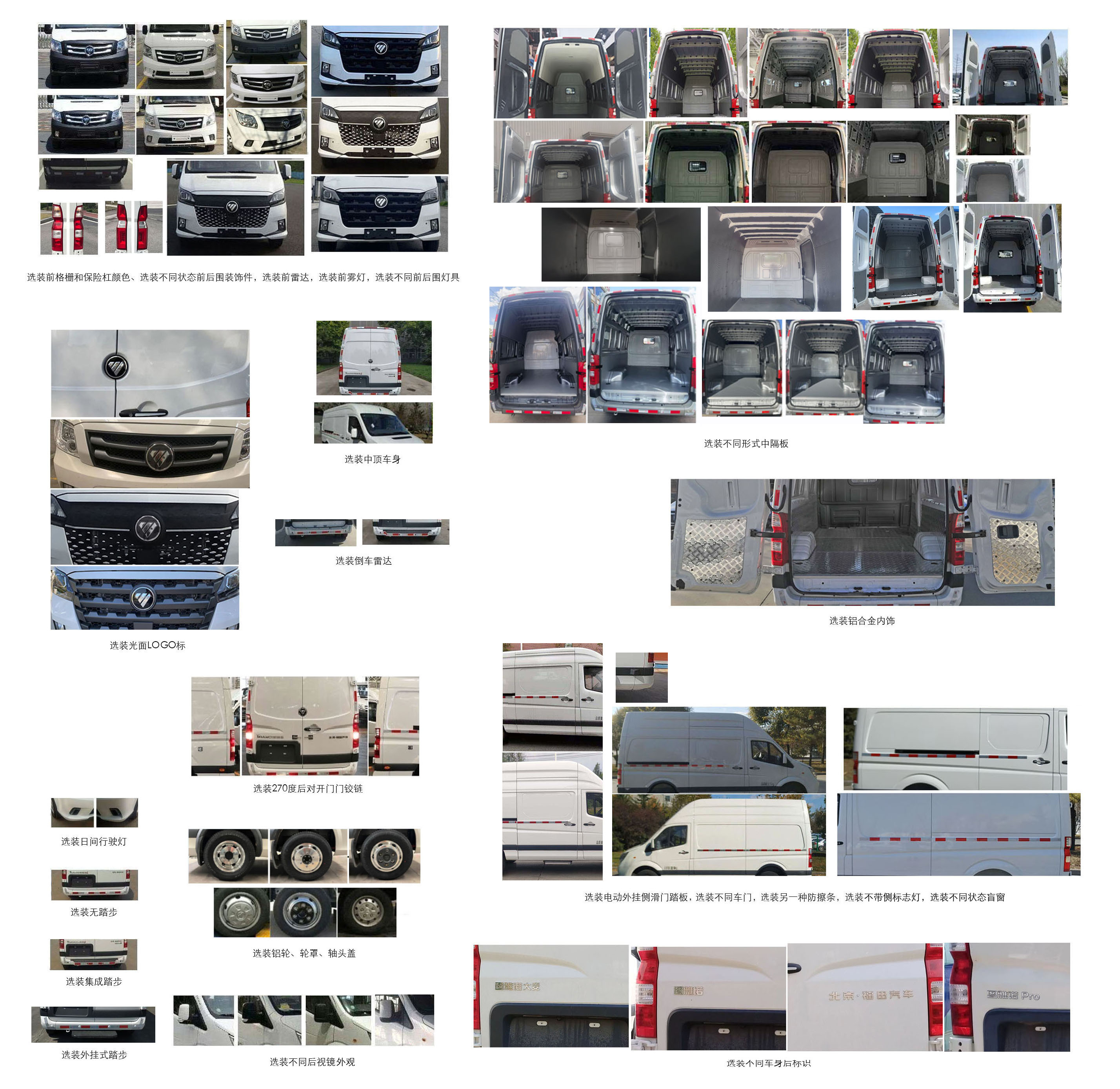 福田牌BJ5048XXY-H7廂式運(yùn)輸車公告圖片