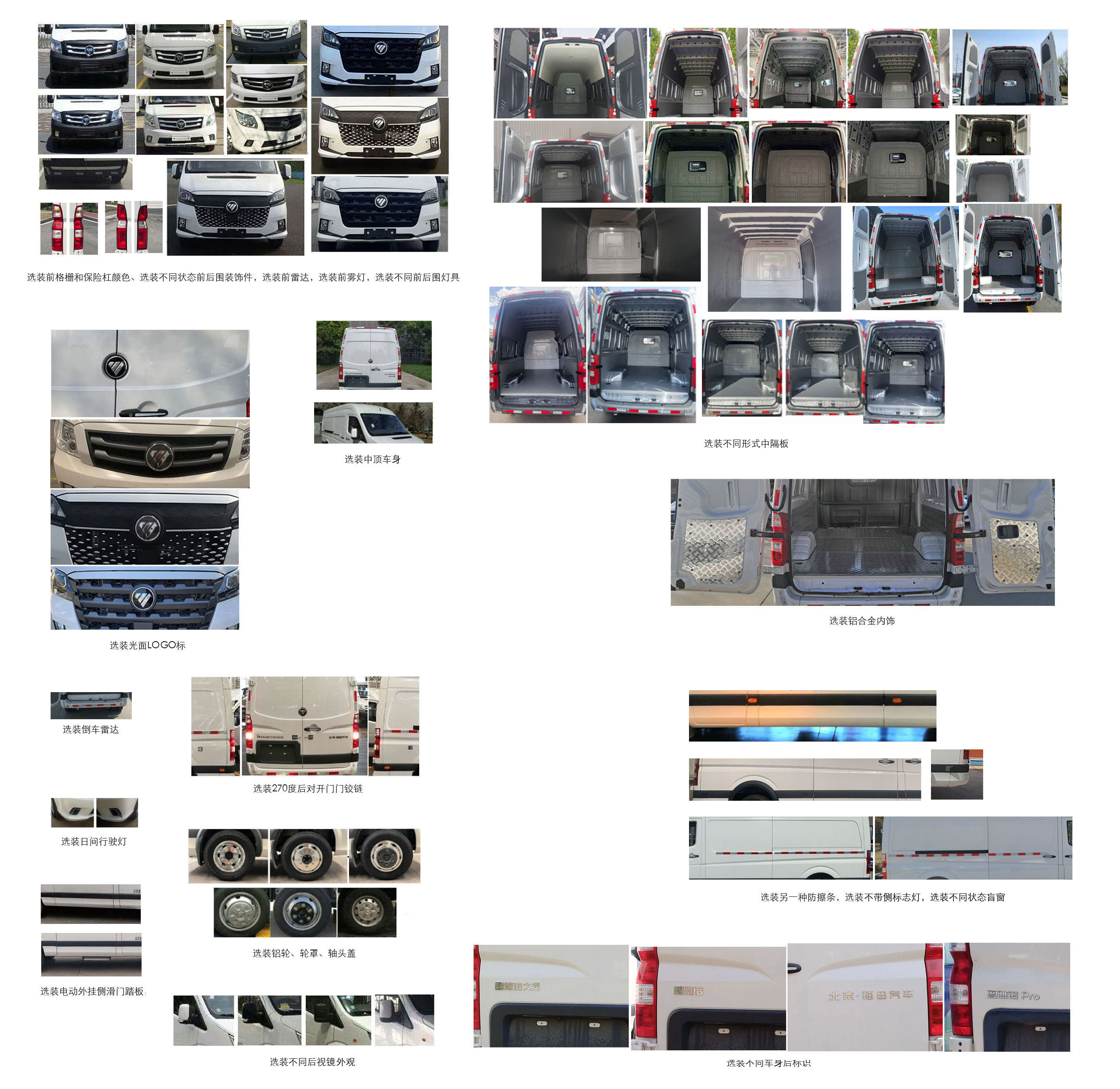 福田牌BJ5048XXY-H8廂式運(yùn)輸車公告圖片