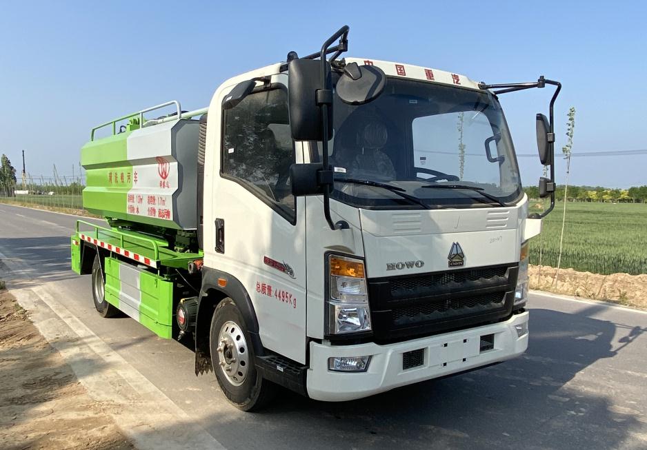 祥农达牌SGW5040GQWZZ6清洗吸污车