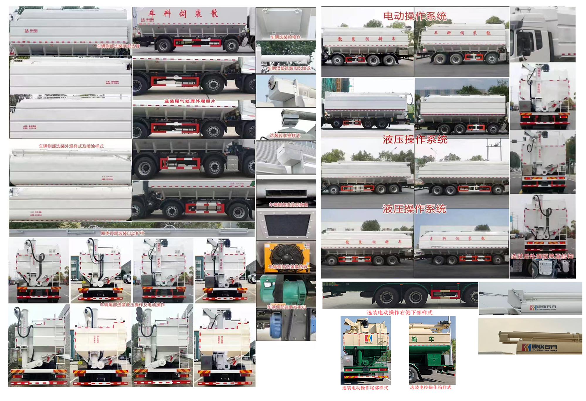 康牧晨遠牌KMH5310ZSLB6散裝飼料運輸車公告圖片