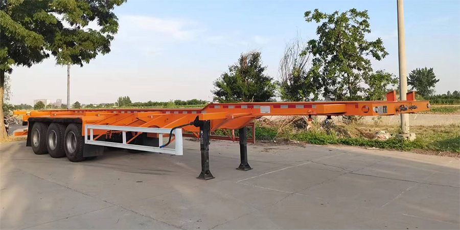 华顺安牌13米33.8吨3轴集装箱运输半挂车(YSA9400TJZE)