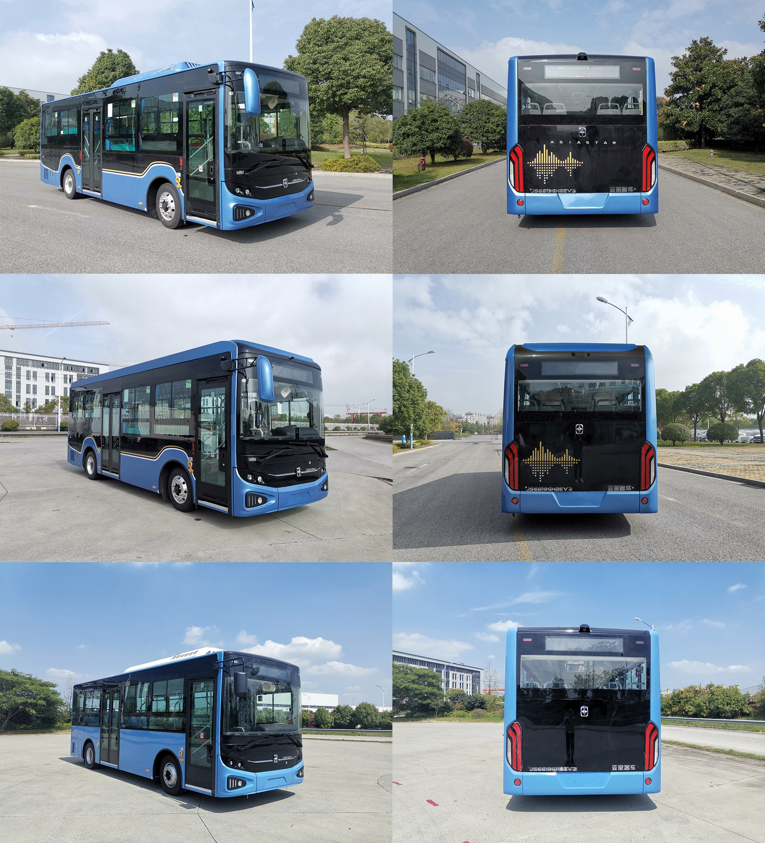 纯电动低入口城市客车图片
