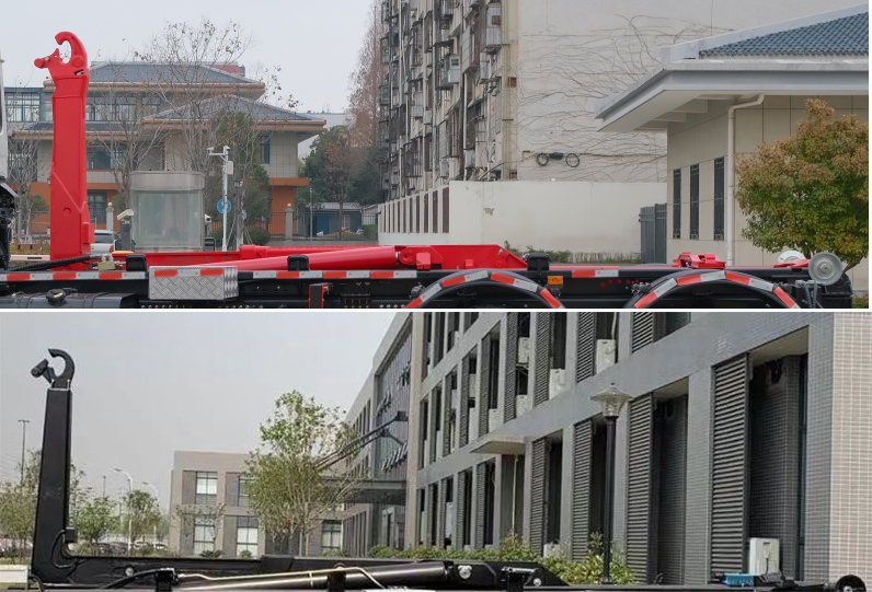 程力威牌CLW5250ZXXCDP车厢可卸式垃圾车公告图片