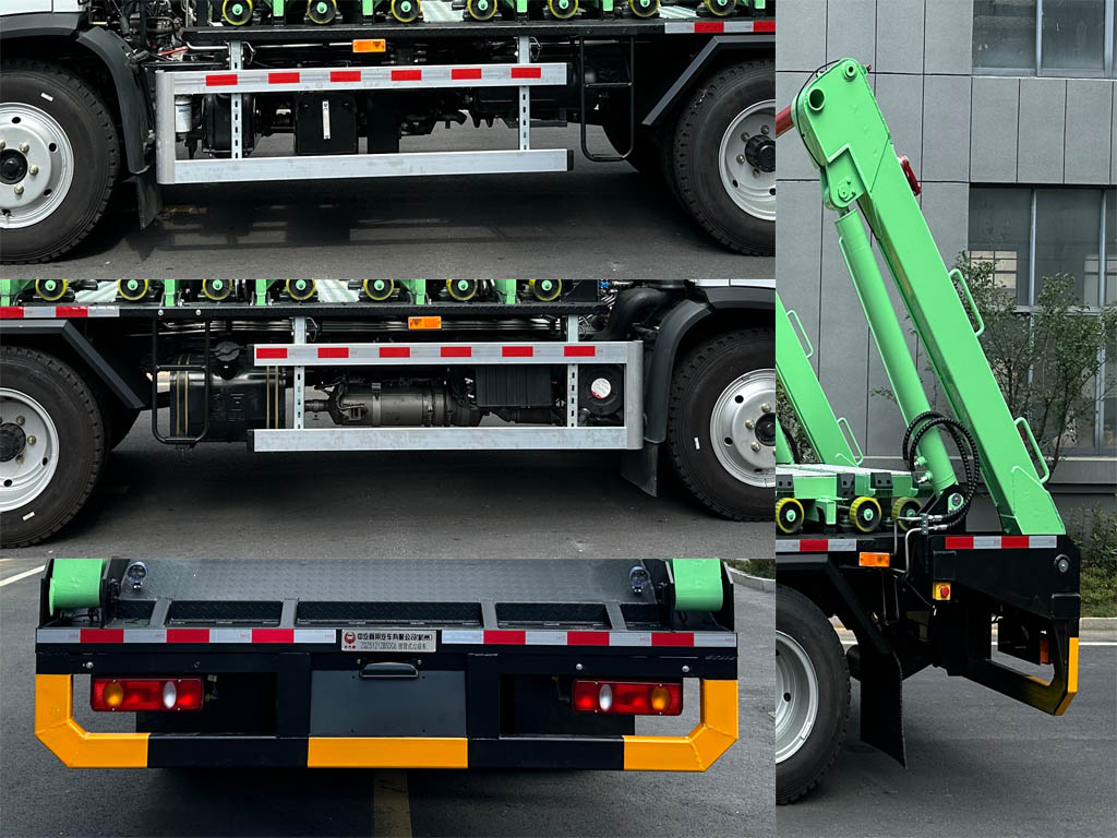 中汽牌ZQZ5121ZBSDC6擺臂式垃圾車(chē)公告圖片