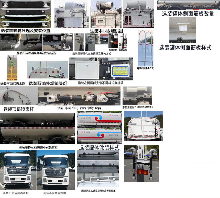 東風(fēng)牌EQ5162GPSSDF6綠化噴灑車公告圖片