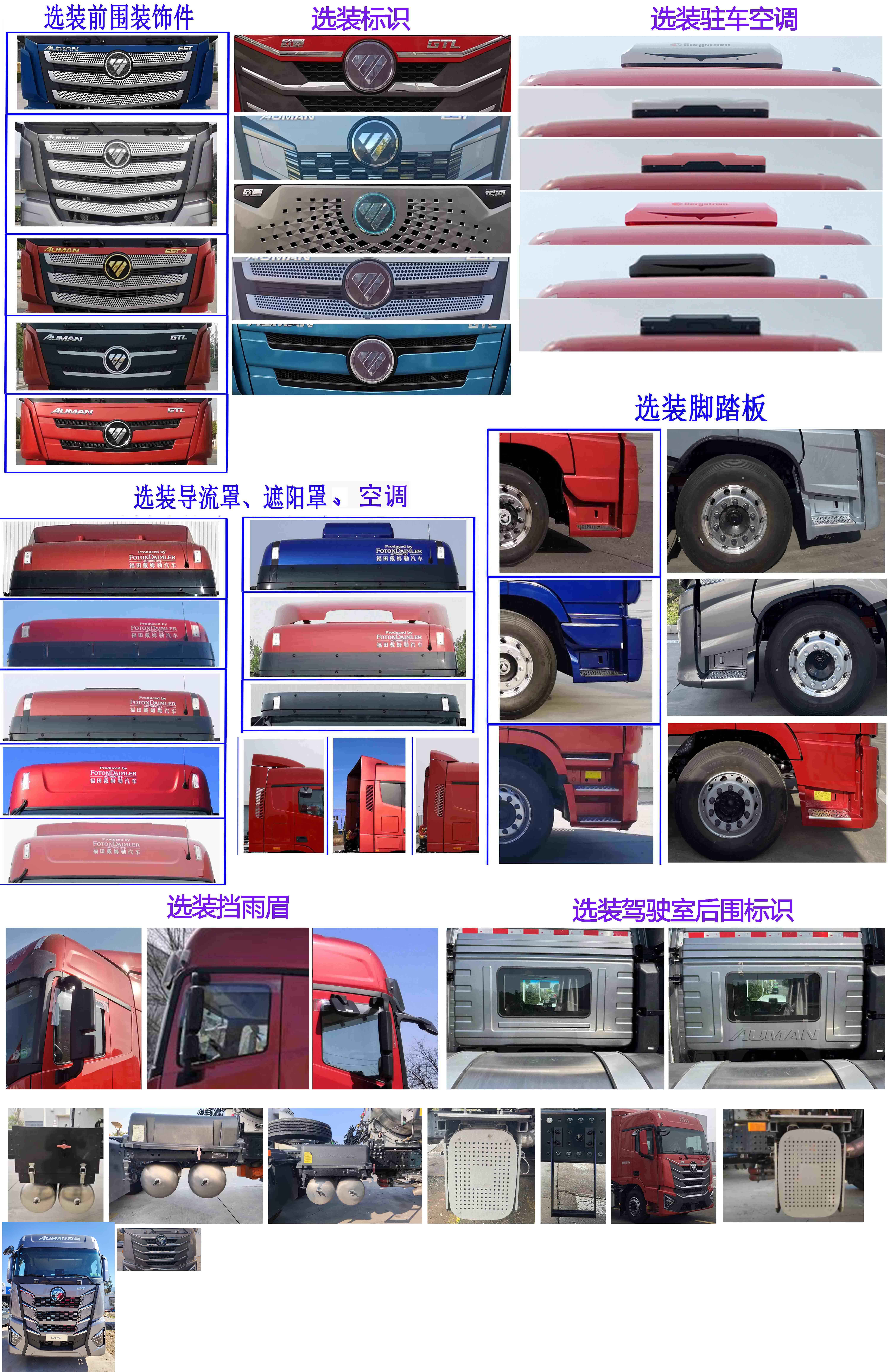 欧曼牌BJ4259L6DLL-21半挂牵引车公告图片