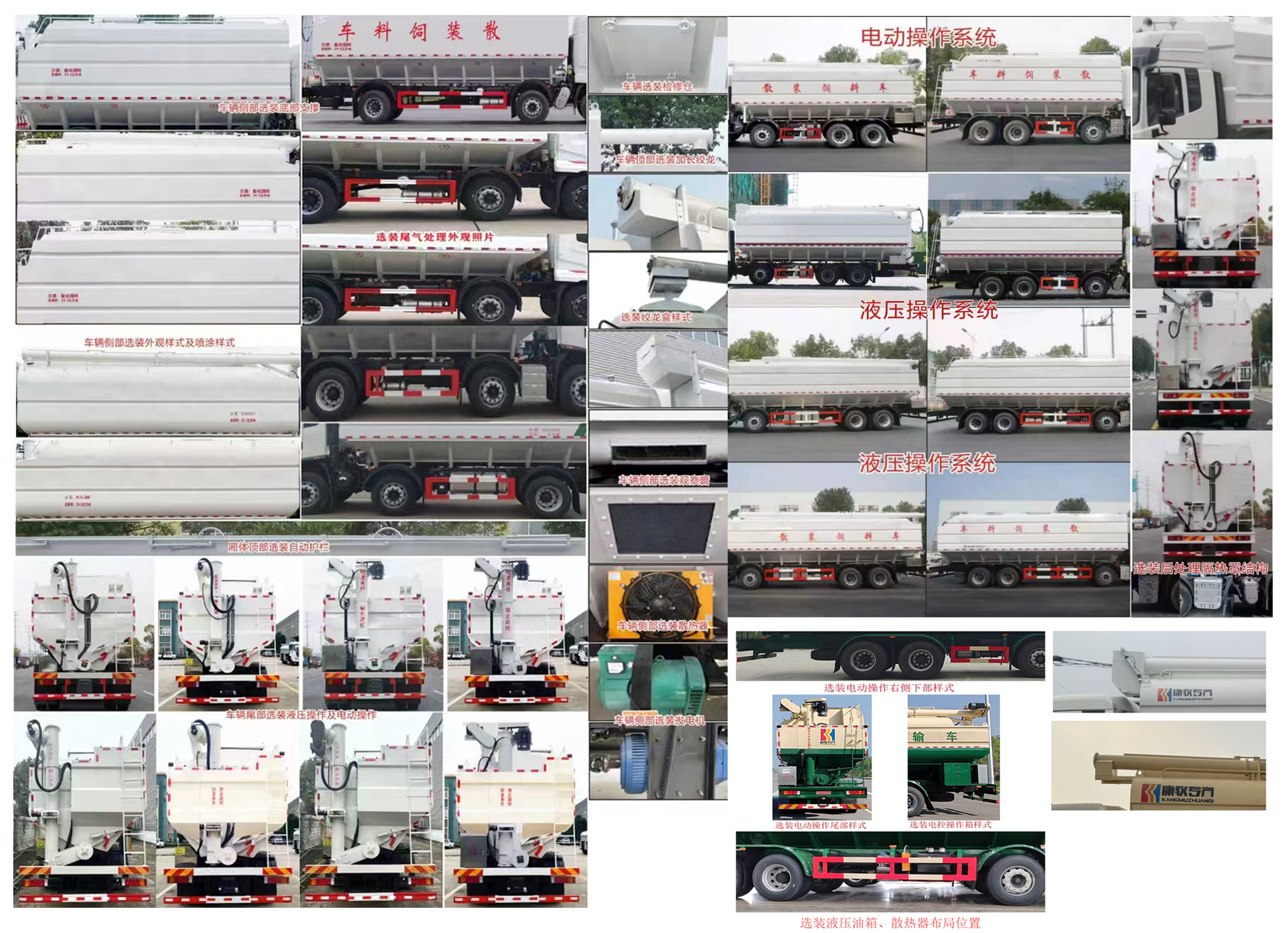 康牧晨遠牌KMH5310ZSLCA6散裝飼料運輸車公告圖片