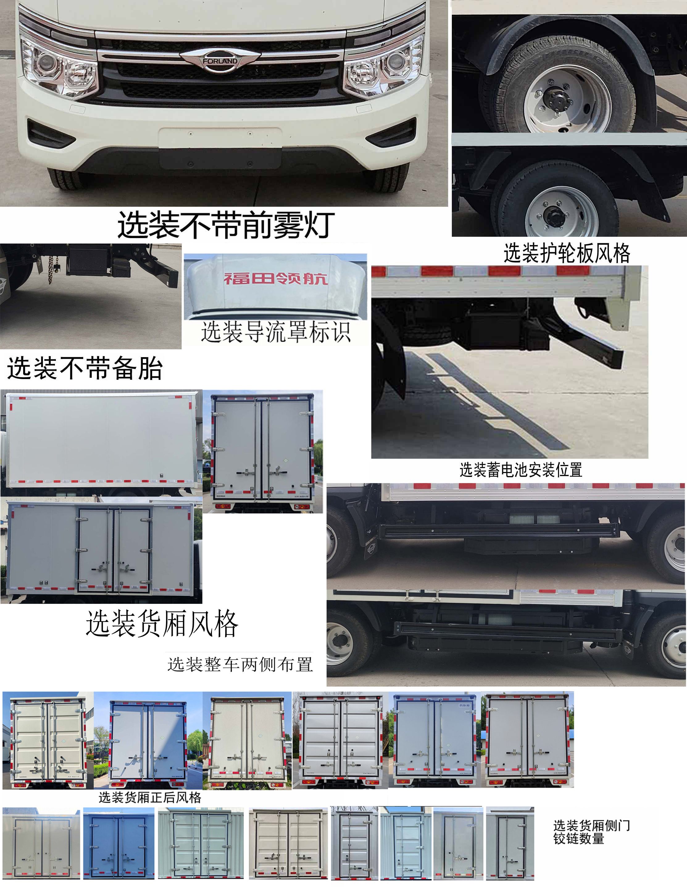 福田牌BJ5045XXY4JC7-30廂式運(yùn)輸車公告圖片