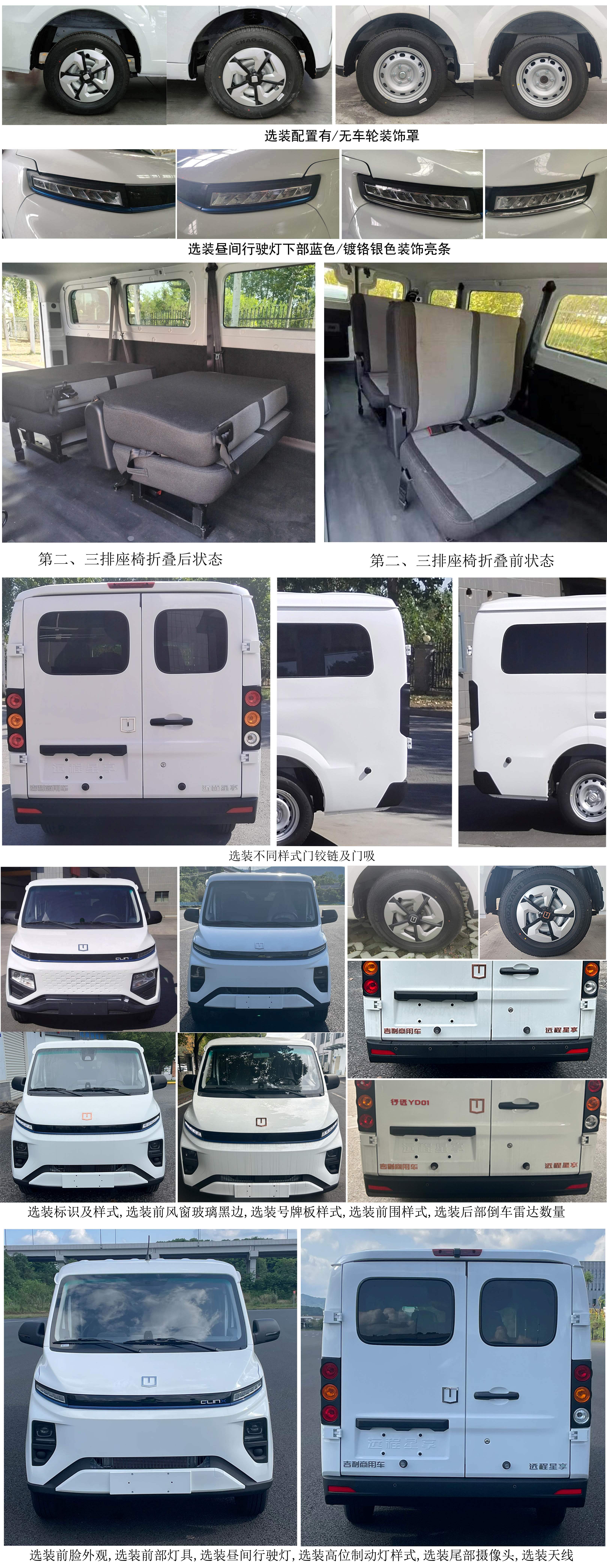 远程牌JHC6480BEV51纯电动多用途乘用车公告图片