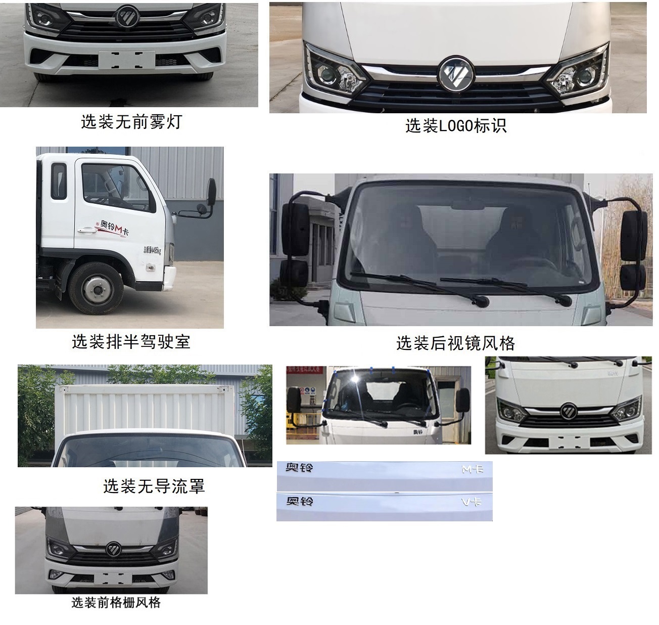 福田牌BJ5044XXYAJC6-AB1厢式运输车公告图片