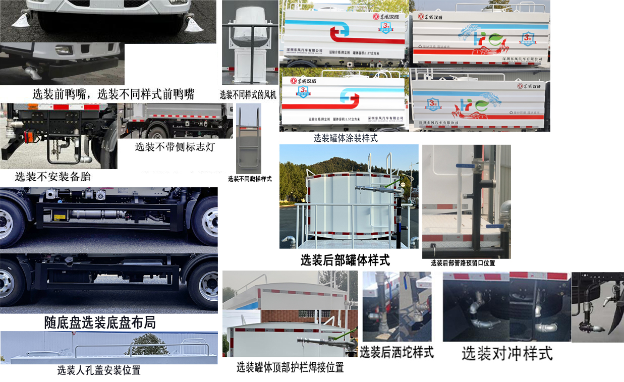 東風(fēng)牌EQ5040TDYS6多功能抑塵車公告圖片