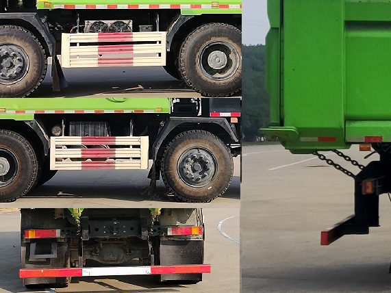 DFH3310AEV3 东风牌612马力前四后八纯电动6.8米纯电动自卸汽车图片