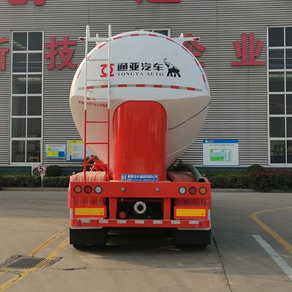 通亚达牌CTY9400GFLLGQ48低密度粉粒物料运输半挂车公告图片