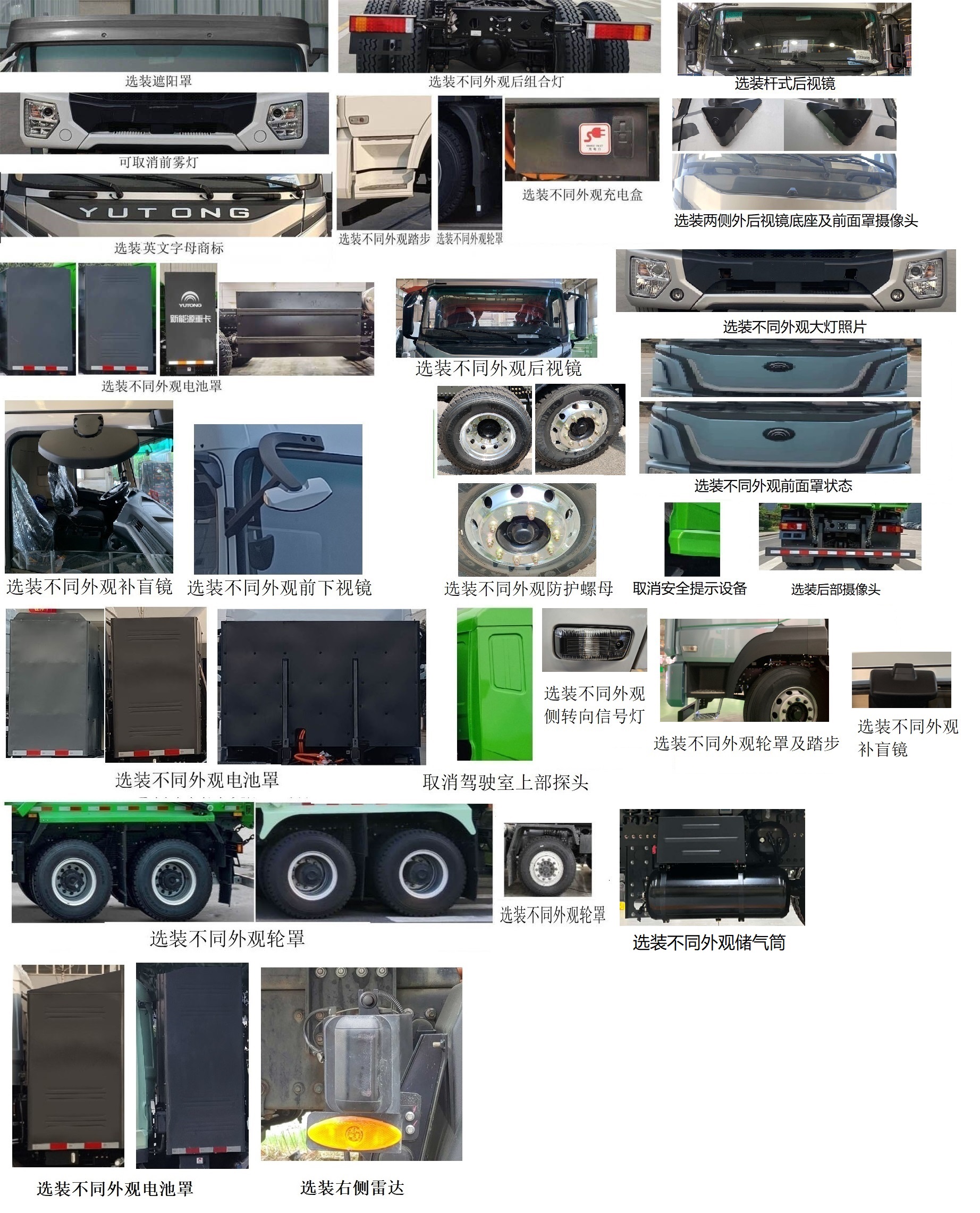 宇通牌ZKH3312P6BEV6纯电动自卸汽车公告图片