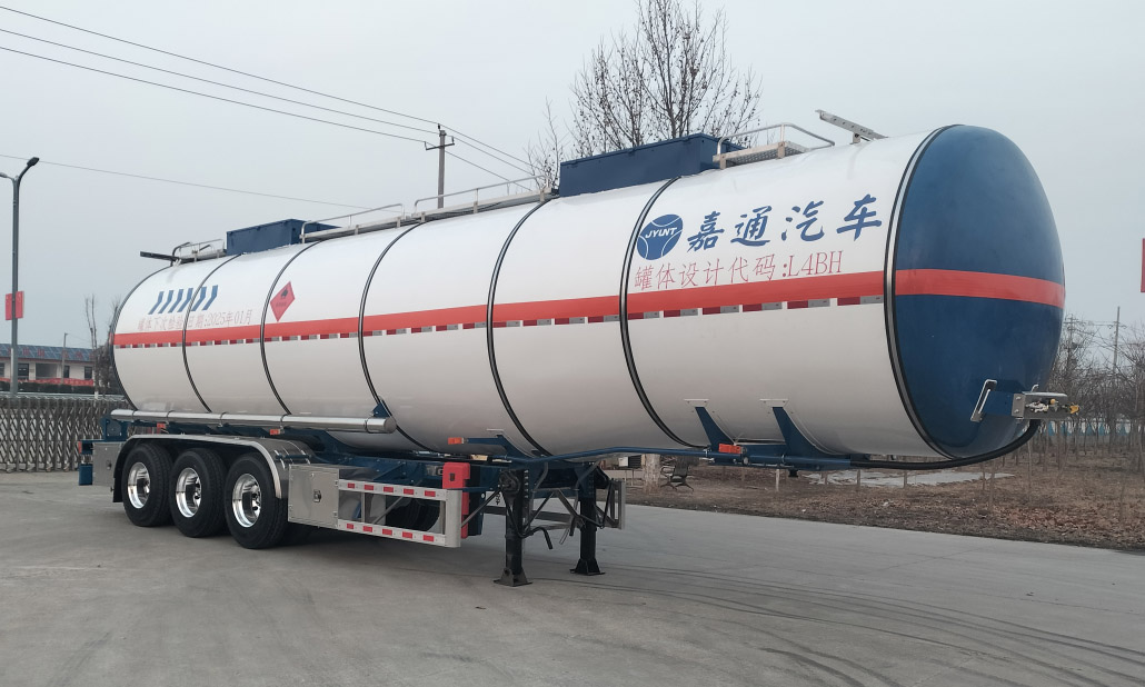 嘉运通牌JTC9405GRYB46易燃液体罐式运输半挂车公告图片