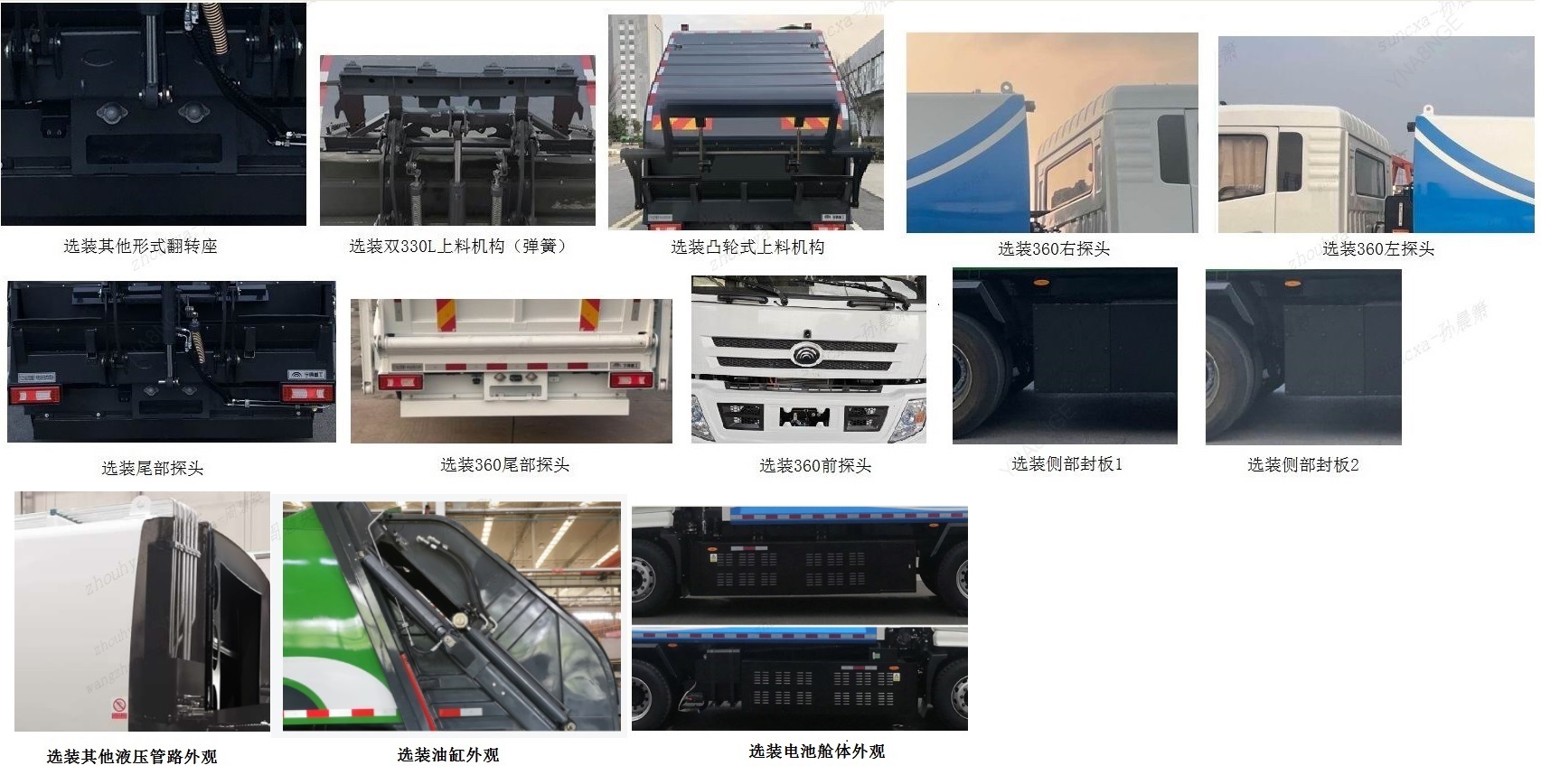 宇通牌YTZ5186ZYSD0BEV纯电动压缩式垃圾车公告图片