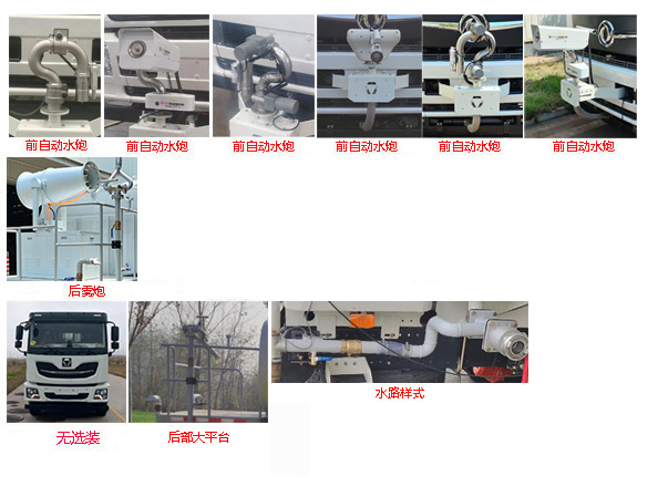 徐工牌DXA5180GPSXBEV纯电动绿化喷洒车公告图片