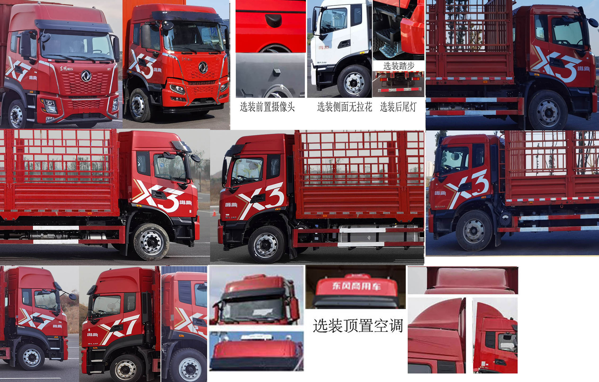 東風牌DFV5163CCYGP6D1倉柵式運輸車公告圖片