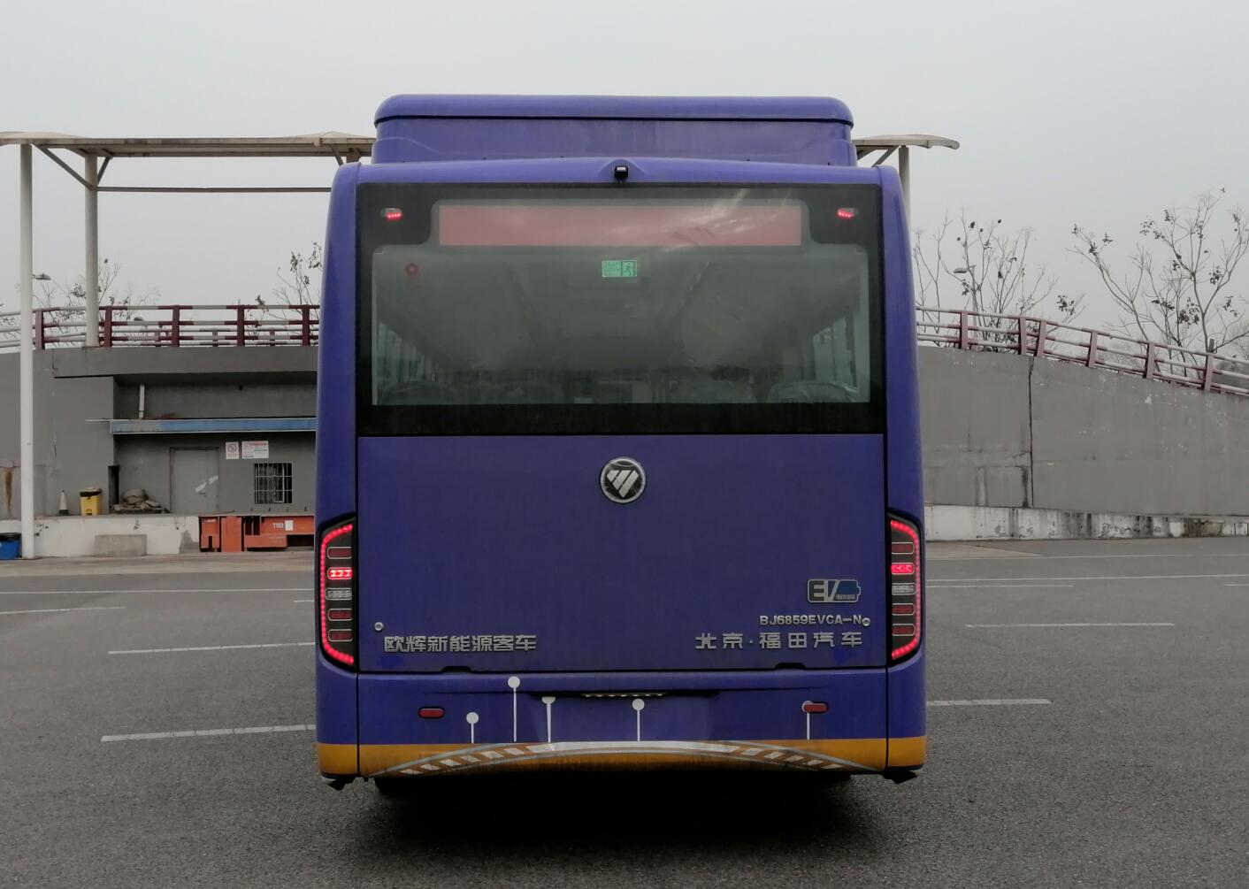 福田牌BJ6859EVCA-N纯电动低入口城市客车公告图片