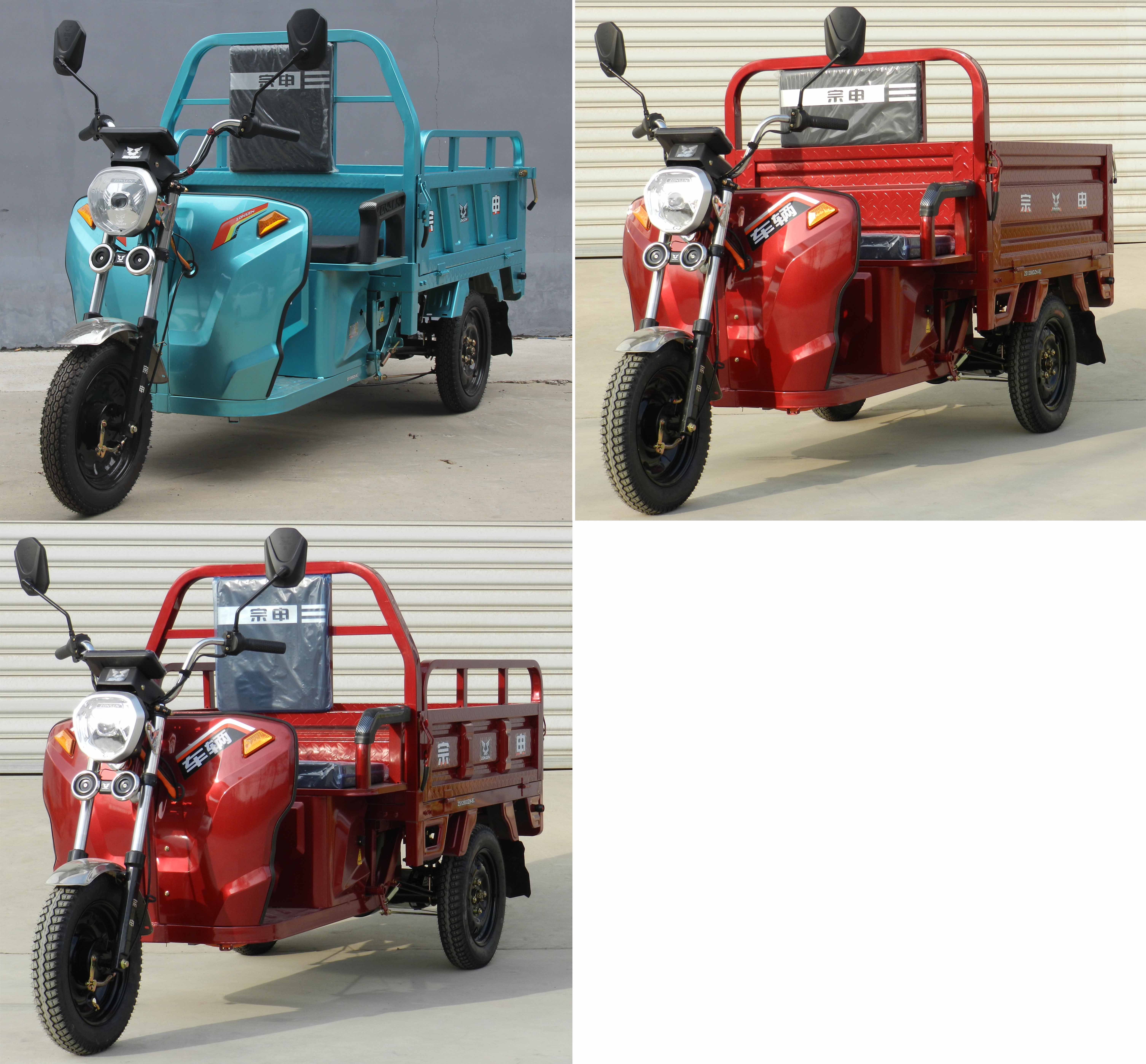 ZS1200DZH-8C 宗申牌纯电动前鼓式后鼓式电动正三轮摩托车图片
