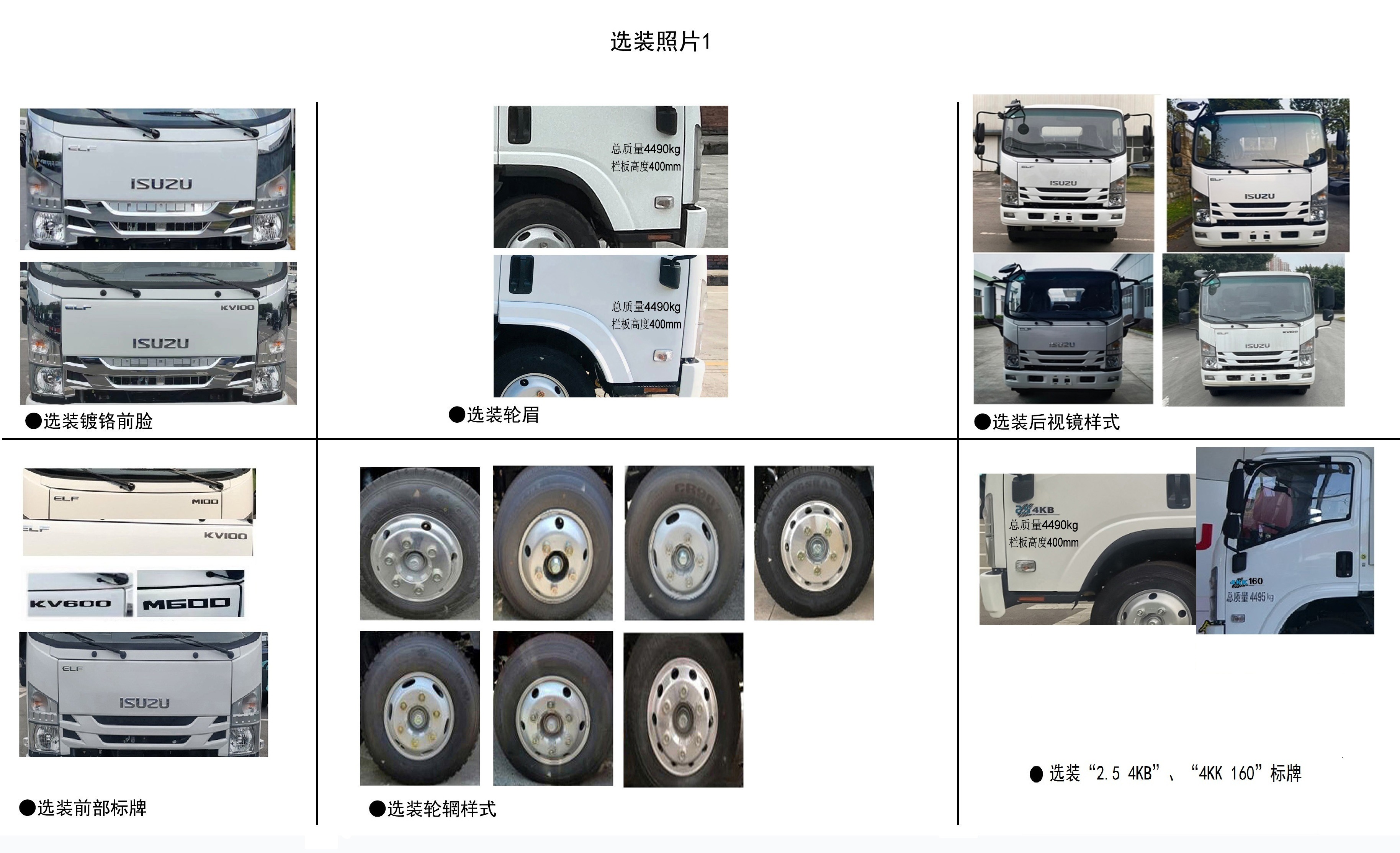 QL1043FMHW 五十铃牌131马力单桥柴油3.1米国六载货汽车图片