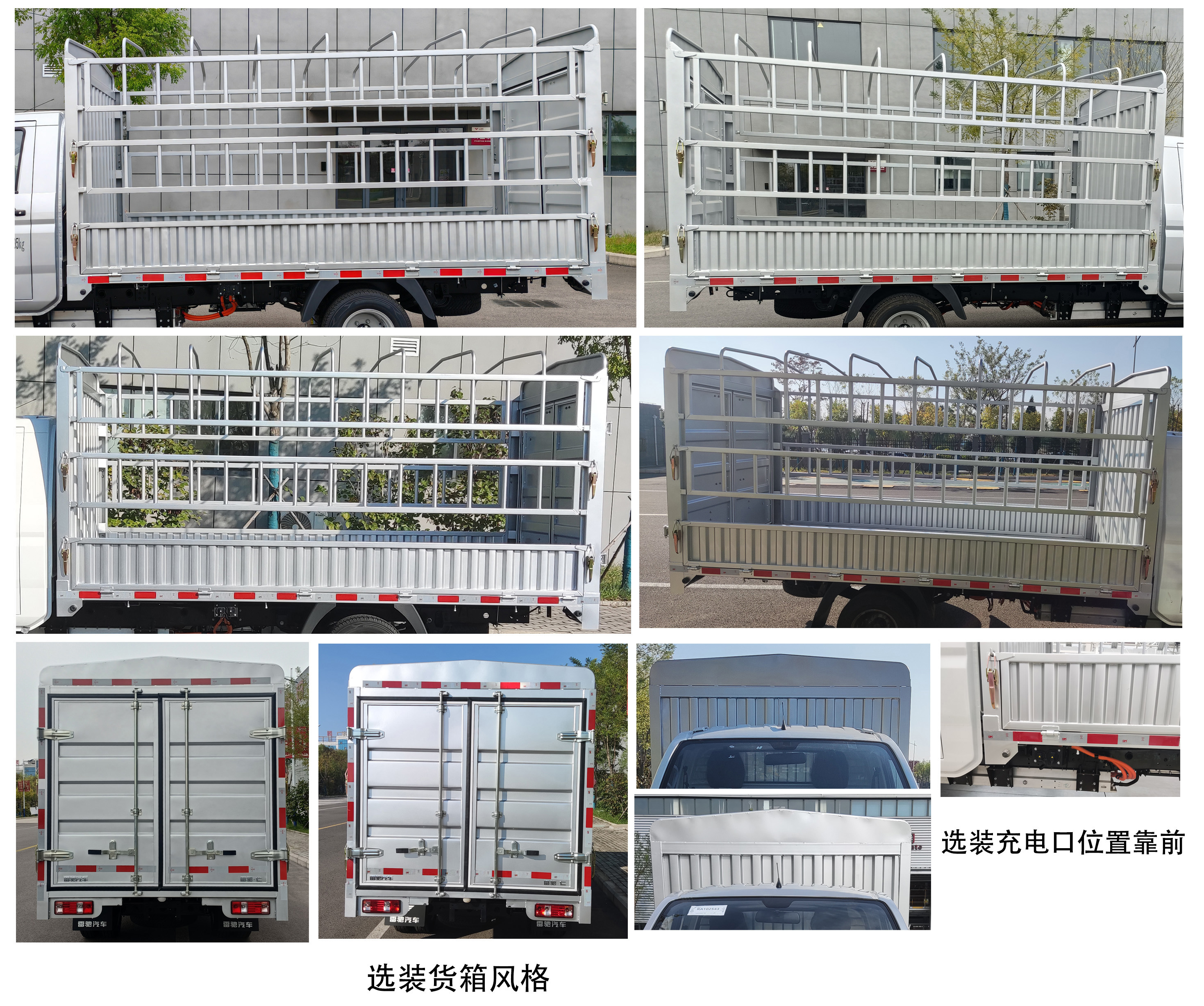 雷馳牌HLD5032CCYBEV純電動倉柵式運輸車公告圖片