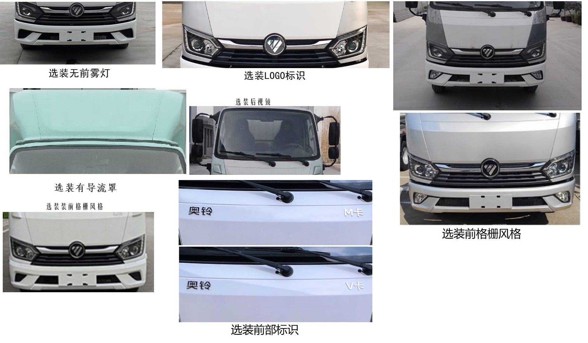 福田牌BJ5044CCY9AC6-AB2仓栅式运输车公告图片