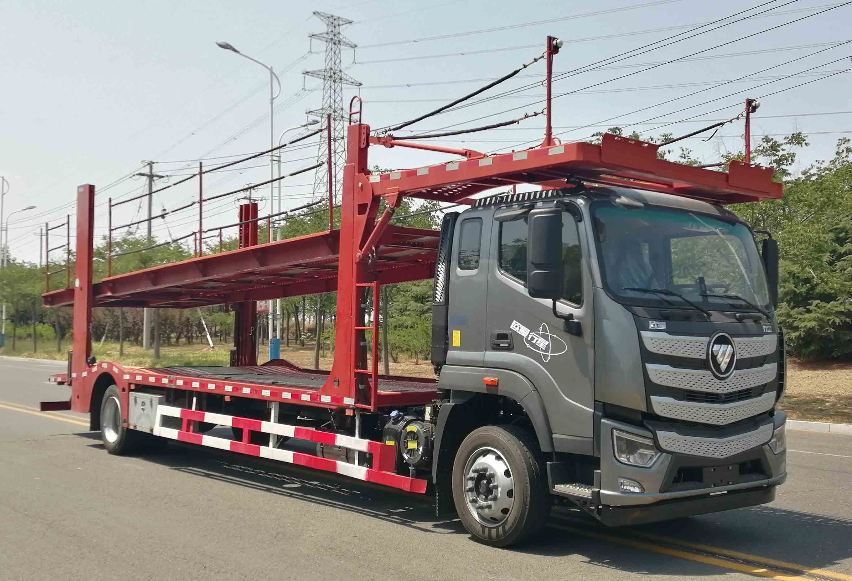 欧曼牌BJ5181TCLY6ANL-01车辆运输车公告图片