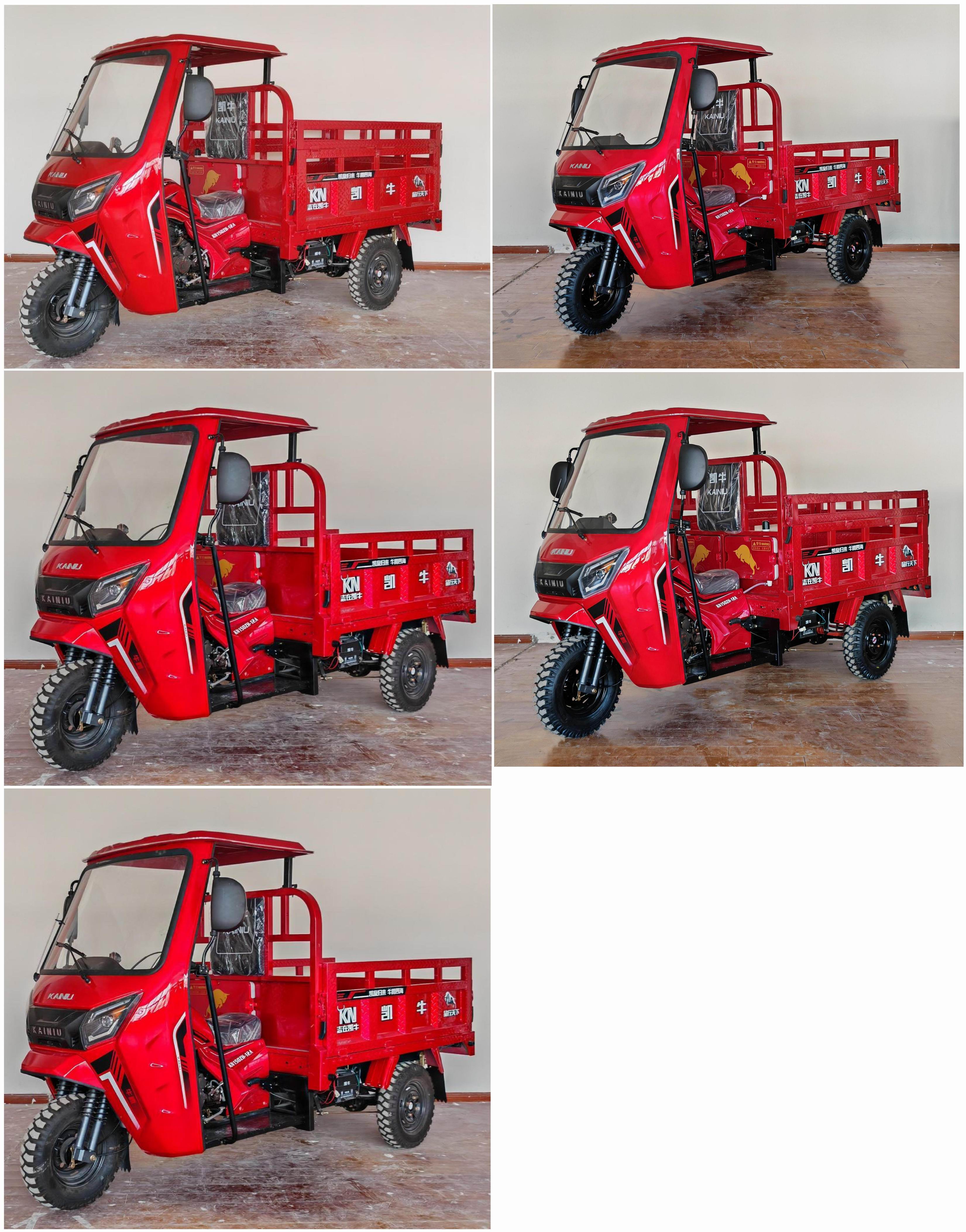 KN150ZH-12A 凯牛牌149CC汽油前鼓式后鼓式正三轮摩托车图片