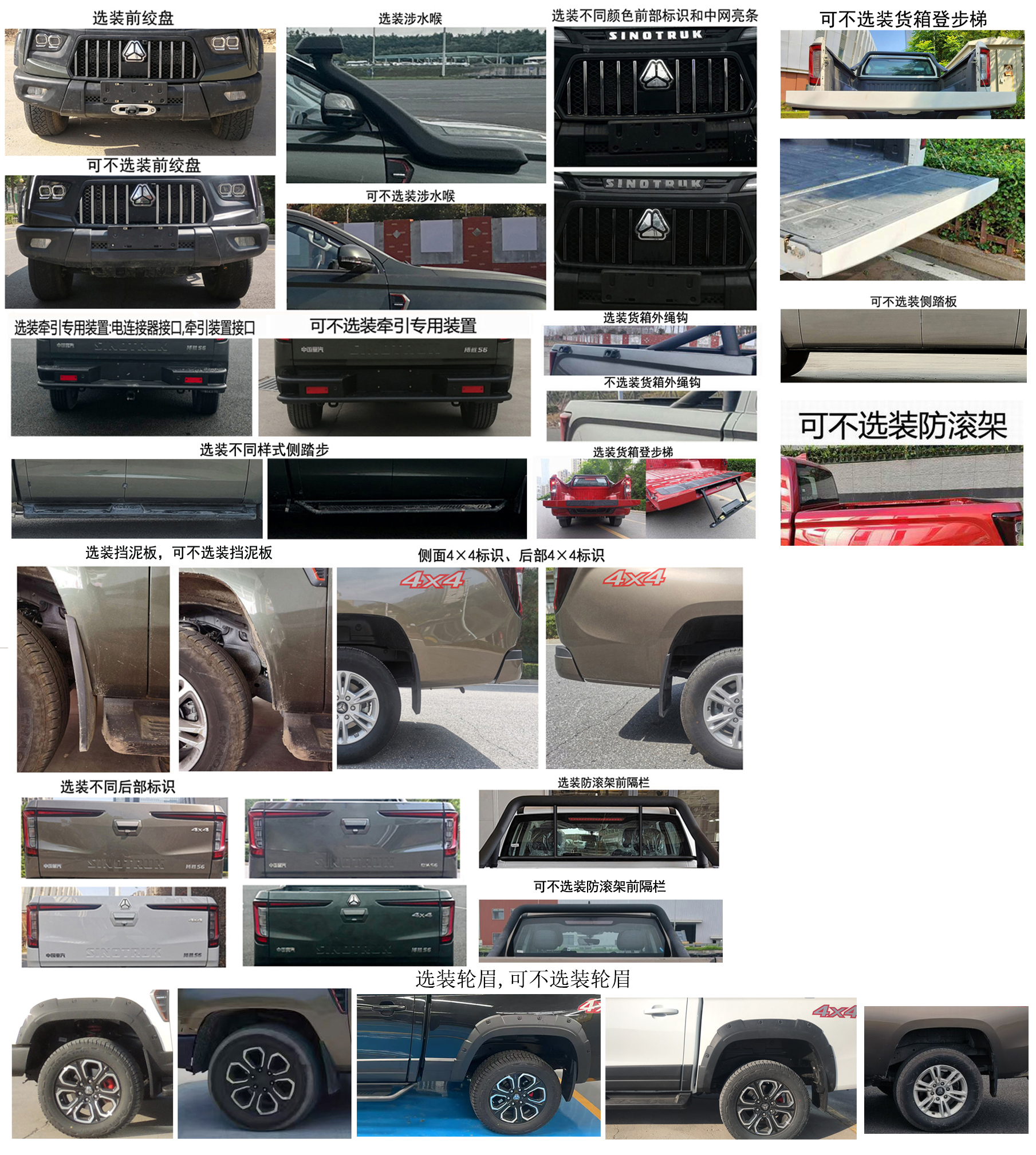 豪沃牌ZZ1037H352PF5B1多用途货车公告图片