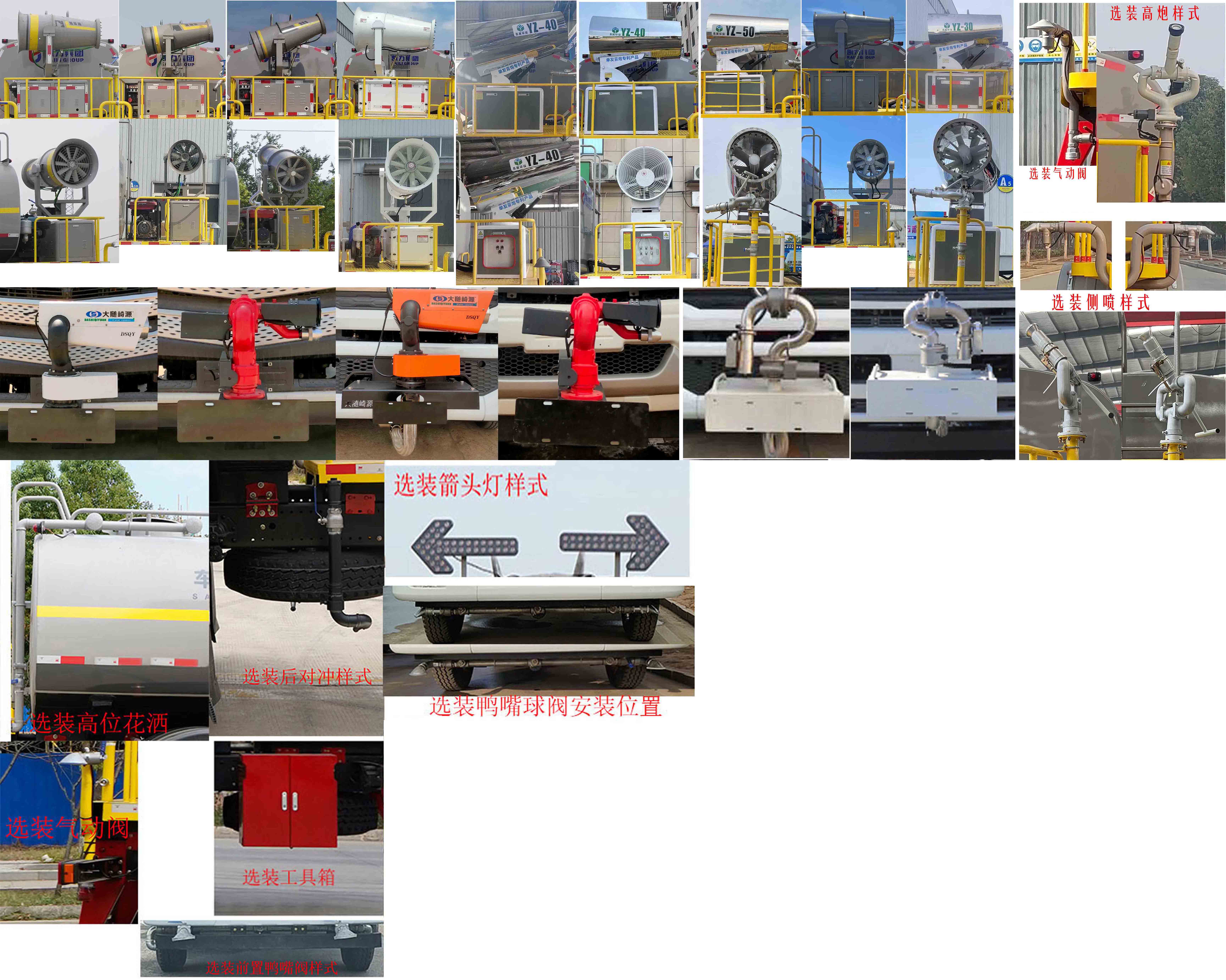 凯力风牌KLF5252TDYZ6多功能抑尘车公告图片