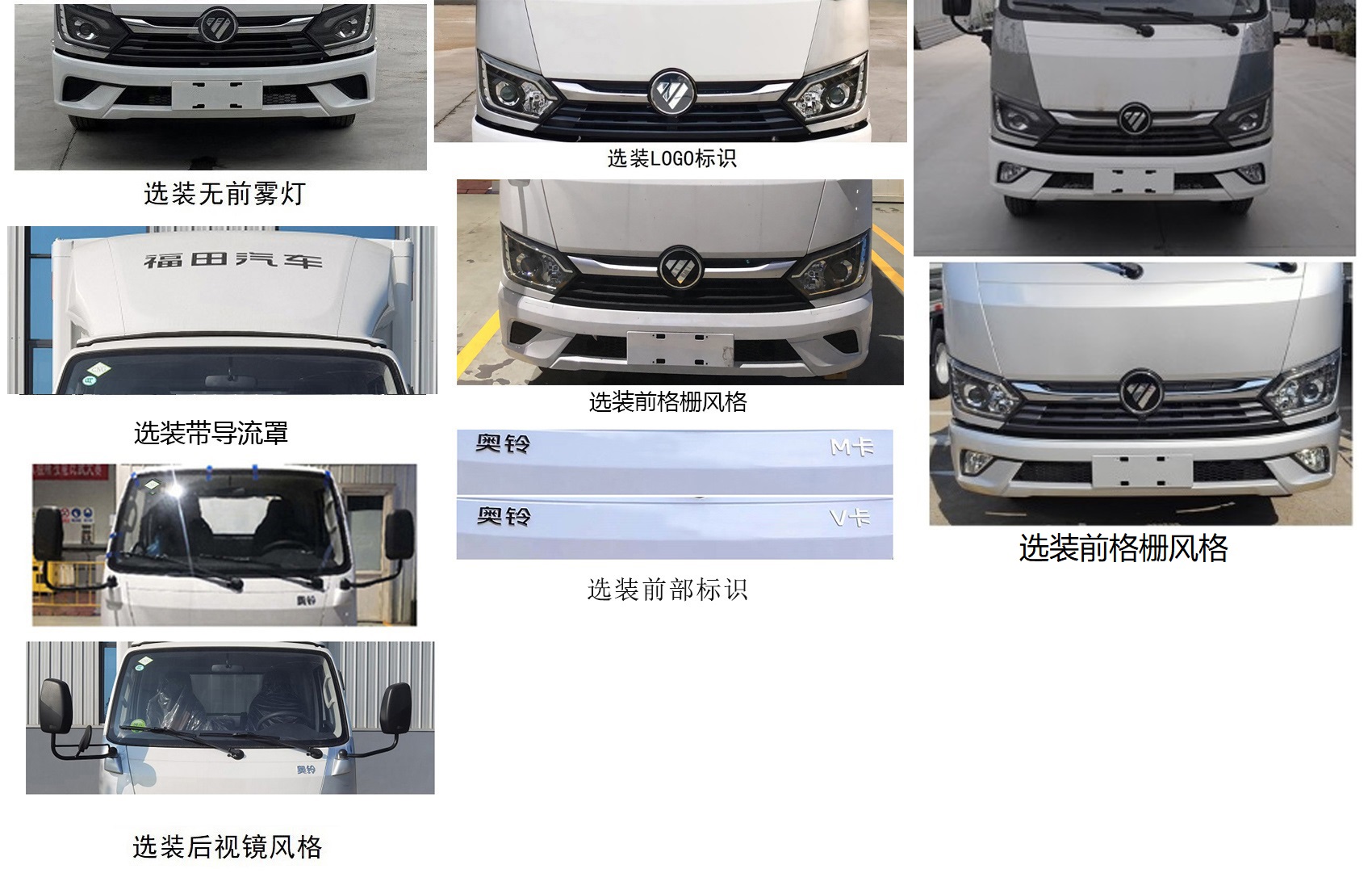 福田牌BJ5044XYKAJC6-AB1翼开启厢式车公告图片