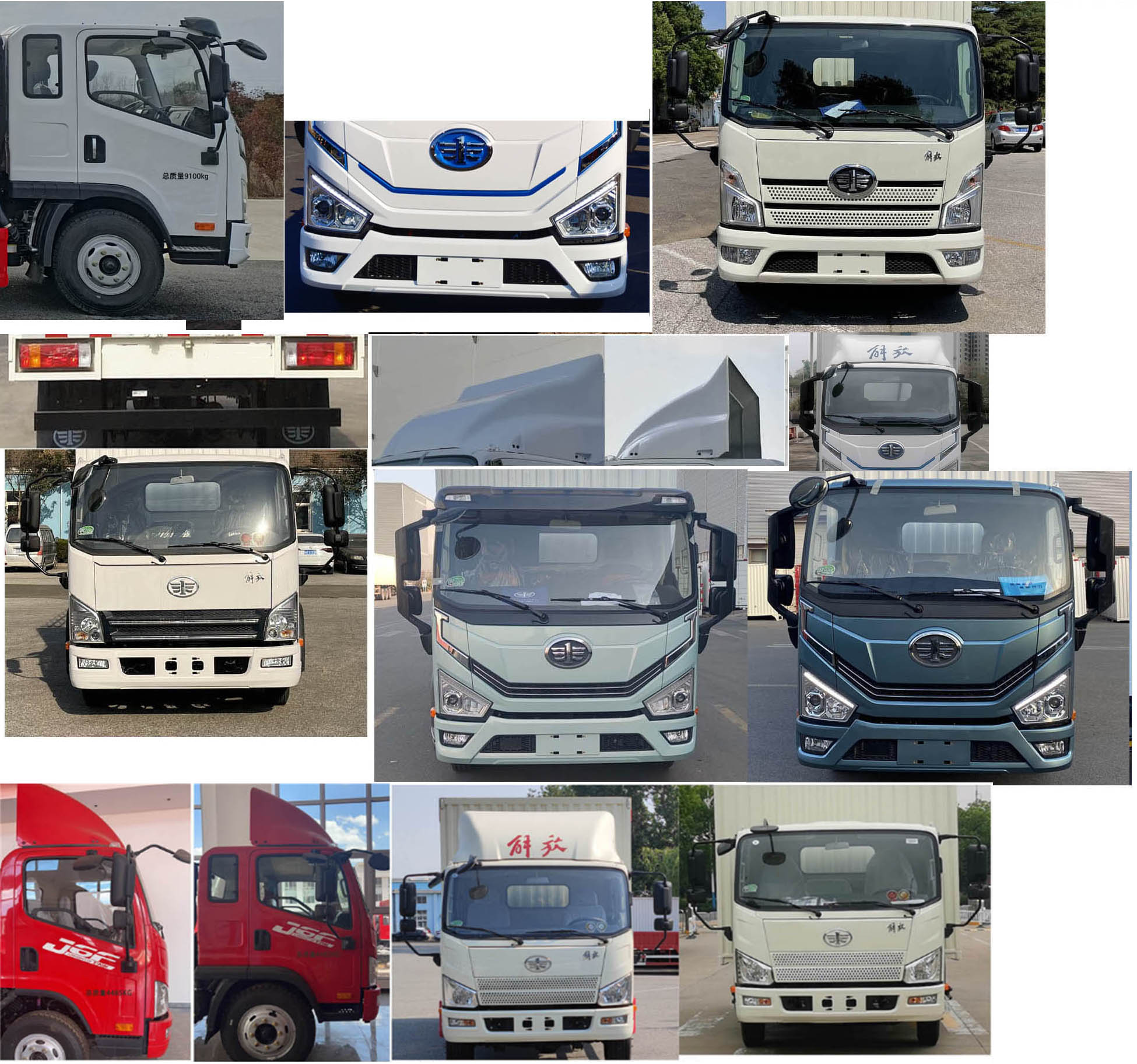 解放牌CA5091CCYP40K42L2E6A84倉柵式運(yùn)輸車公告圖片