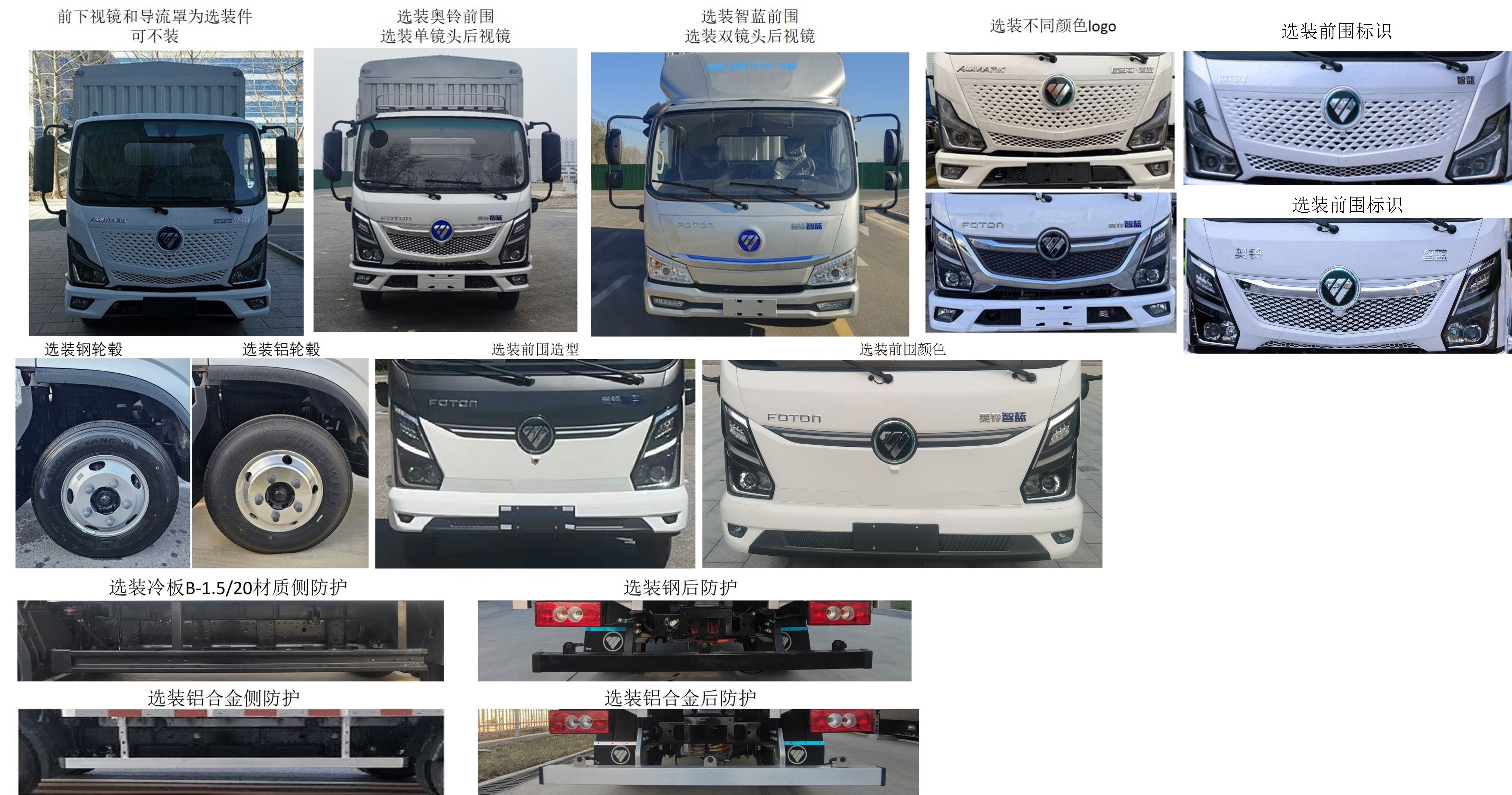 福田牌BJ5040CCYEVZ4純電動(dòng)倉(cāng)柵式運(yùn)輸車公告圖片