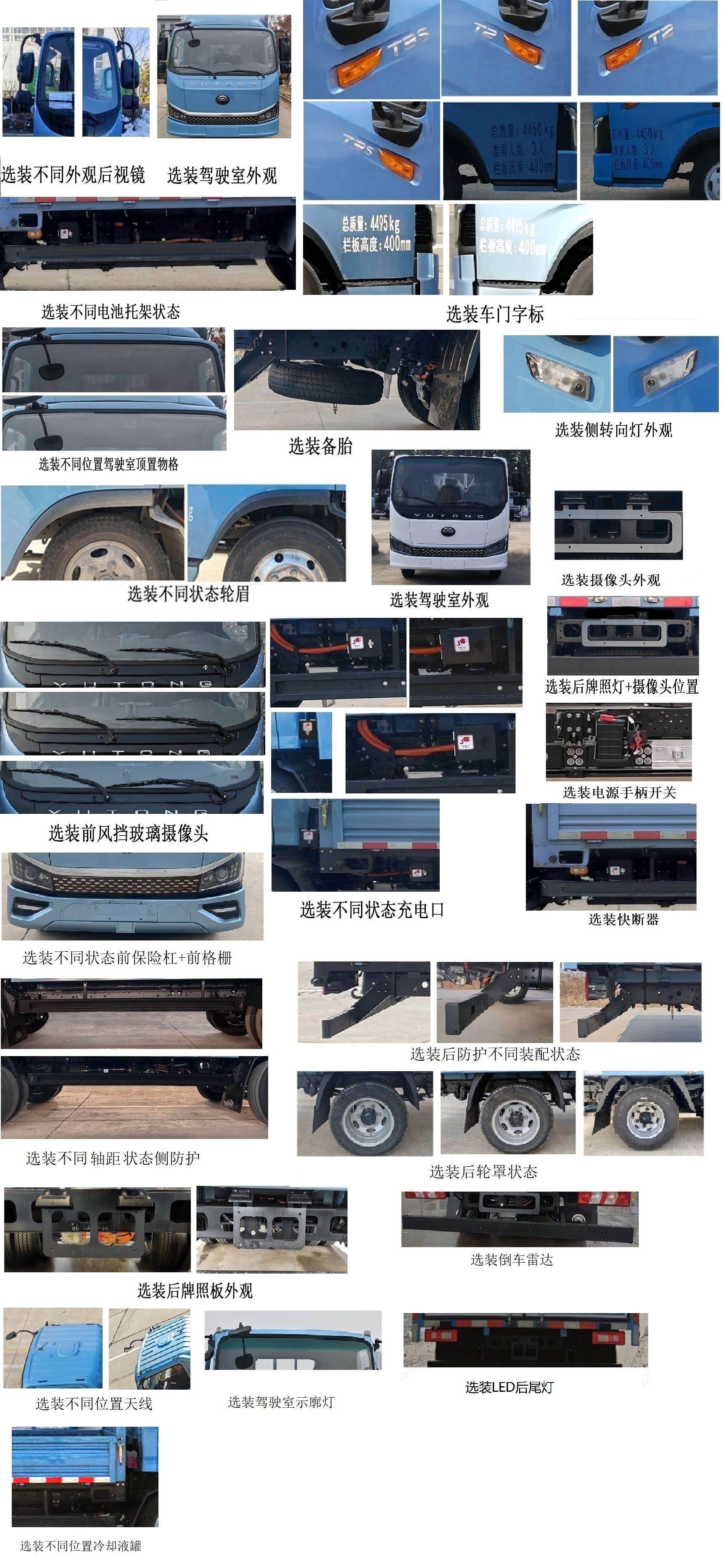ZKH1046P1BEV4 宇通牌150马力单桥纯电动4.2米纯电动载货汽车图片
