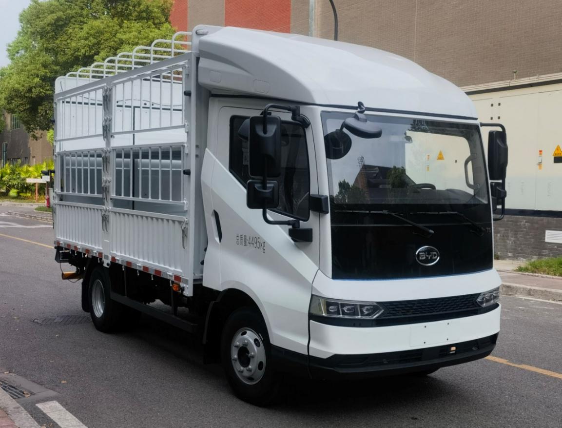 比亚迪牌BYD5040CCYBEV3纯电动仓栅式运输车公告图片