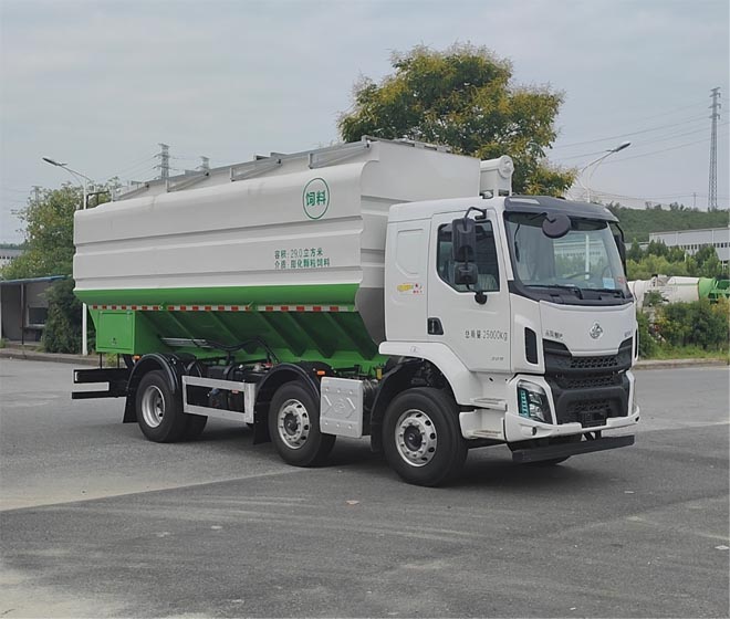 百勤牌XBQ5250ZSLD34L散装饲料运输车